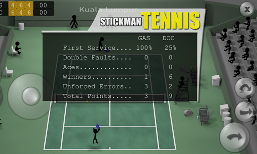 Stickman Tennis - عکس بازی موبایلی اندروید