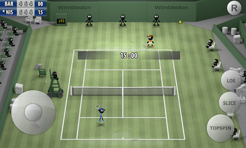 Stickman Tennis - Career - Gameplay image of android game