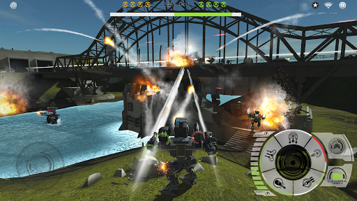 Mech Battle - Robots War Game - Gameplay image of android game