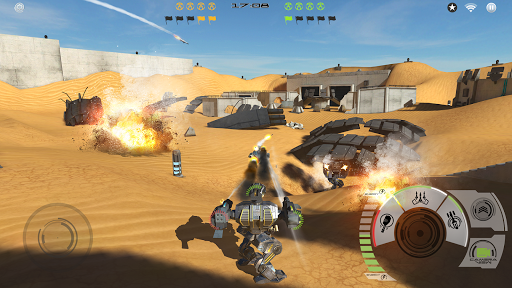 Mech Battle - Robots War Game - Gameplay image of android game