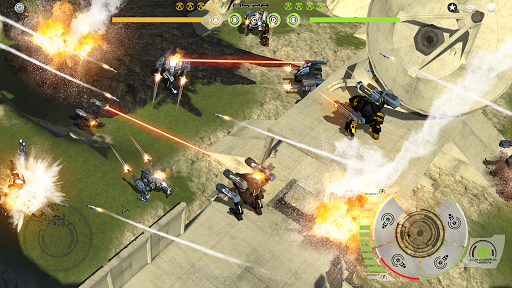 Mech Battle - Robots War Game - Gameplay image of android game