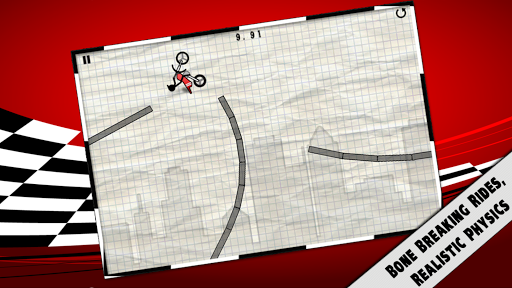 Stick Stunt Biker - Gameplay image of android game
