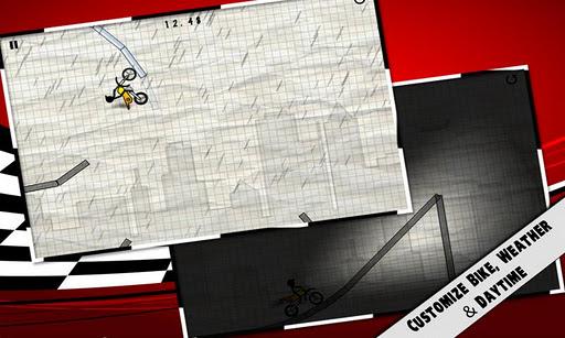 Stick Stunt Biker - Gameplay image of android game