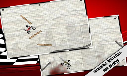 Stick Stunt Biker - Gameplay image of android game