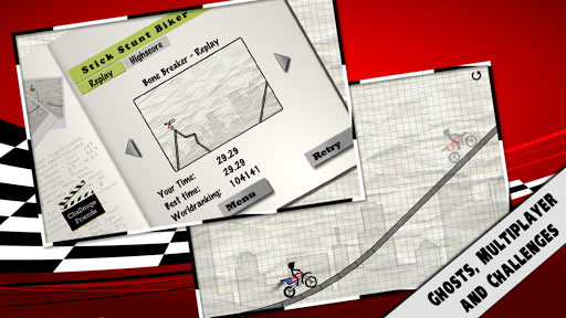 Stick Stunt Biker - Gameplay image of android game