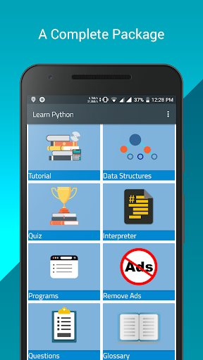 Learn Python Offline- Tutorial and Interpreter - Image screenshot of android app