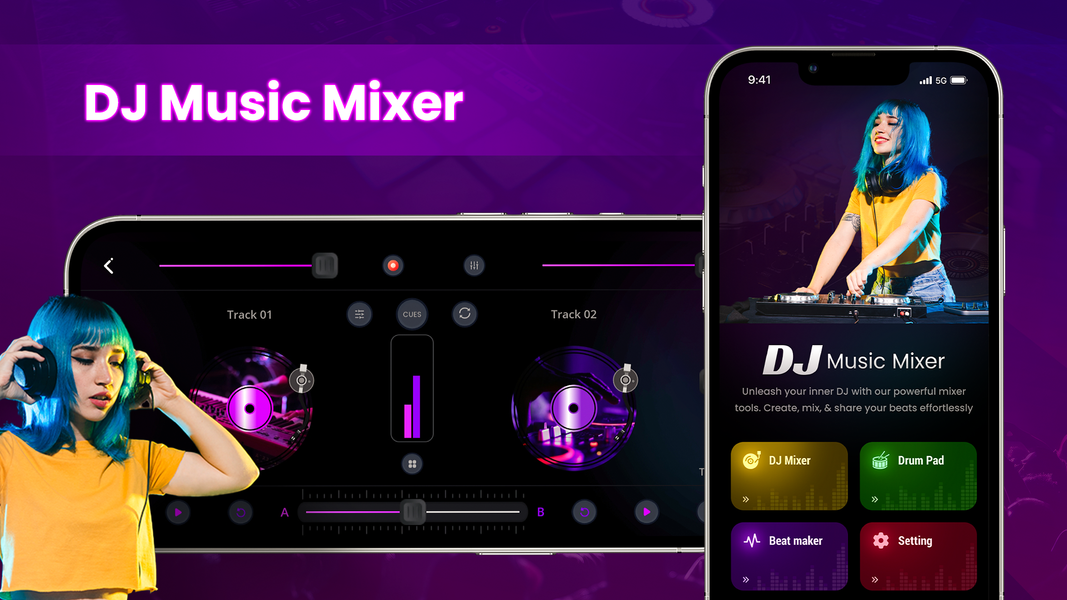 DJ Music Mixer - عکس برنامه موبایلی اندروید