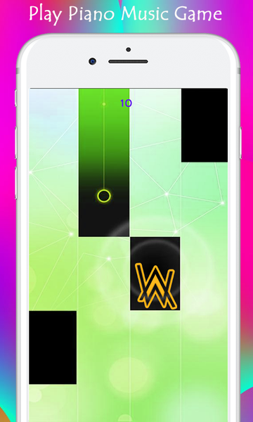 Alan walker game piano tiles - Gameplay image of android game