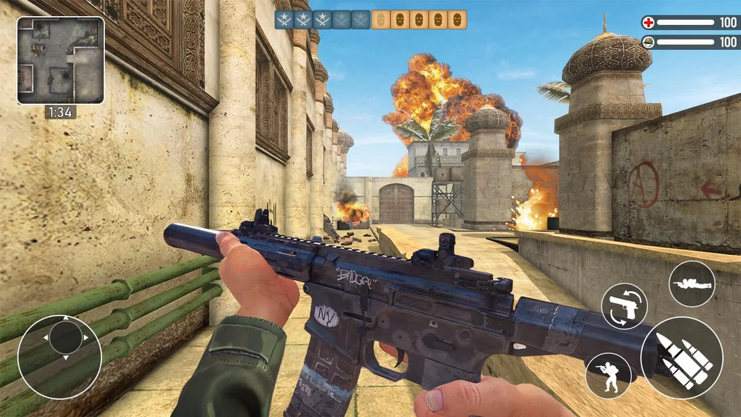 Counter Terrorist: Critical Strike CS Gun Shooter - عکس بازی موبایلی اندروید