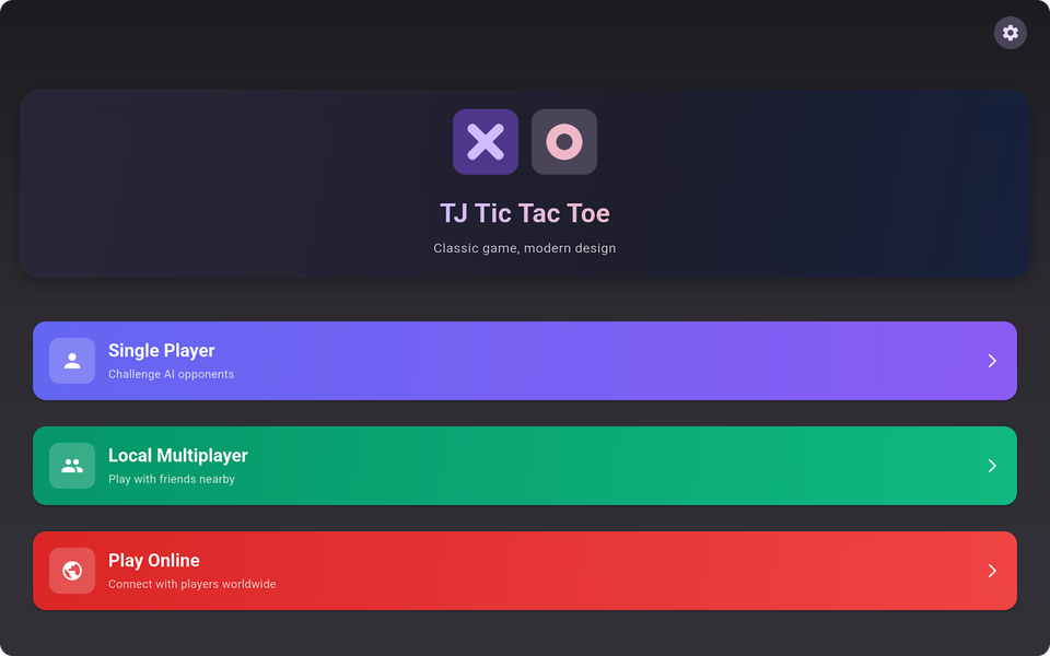 Ultimate Tic Tac Toe - Gameplay image of android game