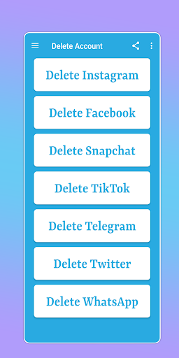Delete Account - Image screenshot of android app