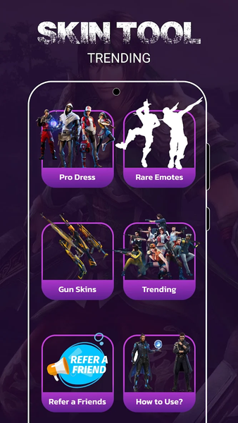 FFF Skin Tool Emote, FixLag - Image screenshot of android app