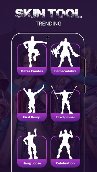 FFF Skin Tool Emote, FixLag - عکس برنامه موبایلی اندروید