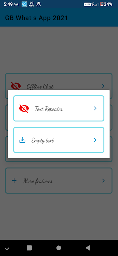 GB What s App Pro Version 2021 - Image screenshot of android app