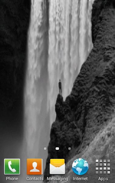 Alone waterfall HD - Image screenshot of android app