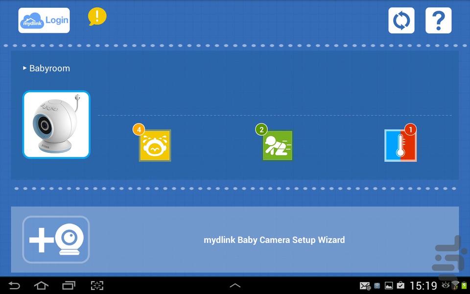 mydlink Baby Camera Monitor - Image screenshot of android app