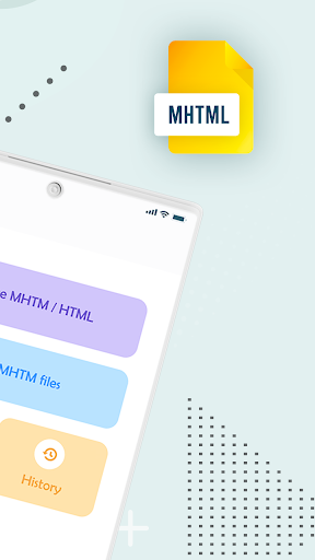 MHT/MHTML File Creator - عکس برنامه موبایلی اندروید