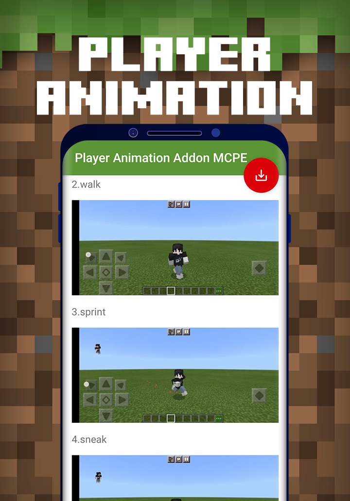 دانلود برنامه Animation Player Mod Minecraft برای اندروید