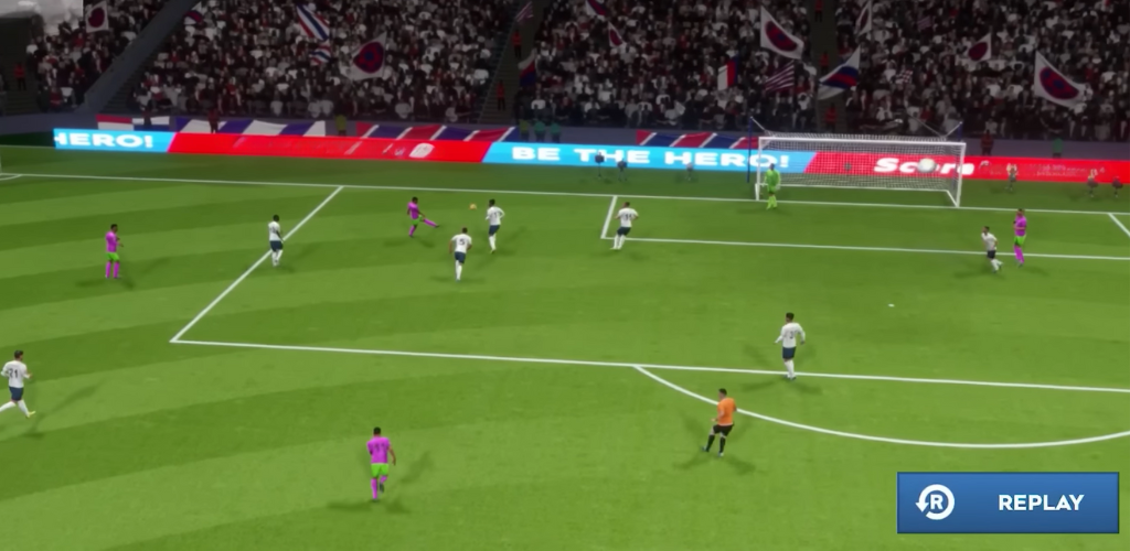 Dream Pro League Soccer 24 - Gameplay image of android game