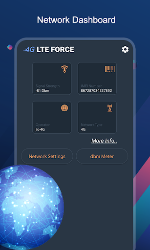 5G/4G LTE Force - عکس برنامه موبایلی اندروید