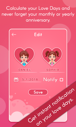 Love Relation Days Calculator - Image screenshot of android app