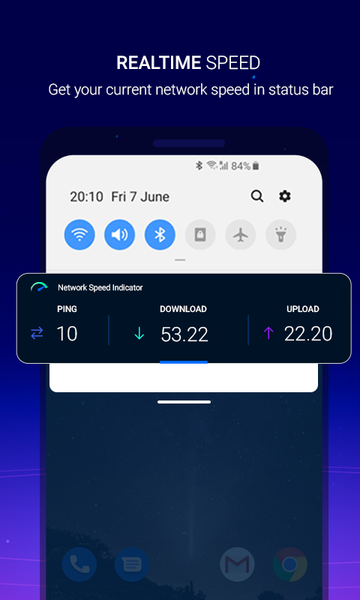 Net Speed Indicator - Image screenshot of android app