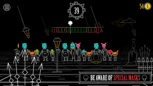 Masky - Gameplay image of android game