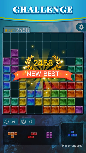 Rainbow Diamond Block - عکس بازی موبایلی اندروید