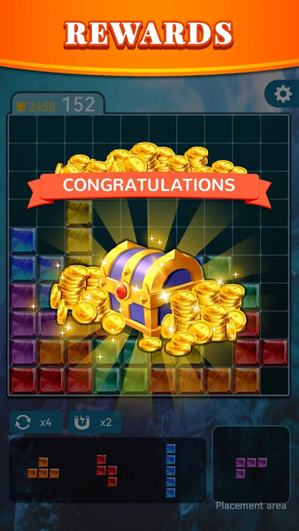 Rainbow Diamond Block - عکس بازی موبایلی اندروید
