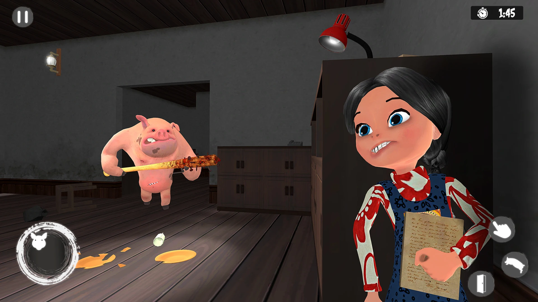 Escape Scary Piggy Granny Game - Gameplay image of android game