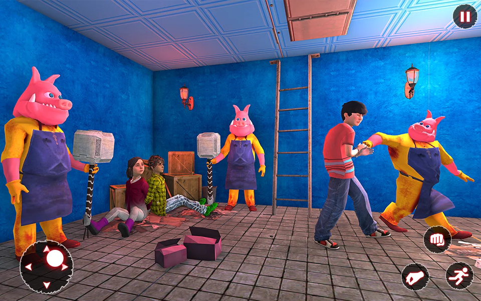 Scary Piggy Granny Horror Game - عکس بازی موبایلی اندروید