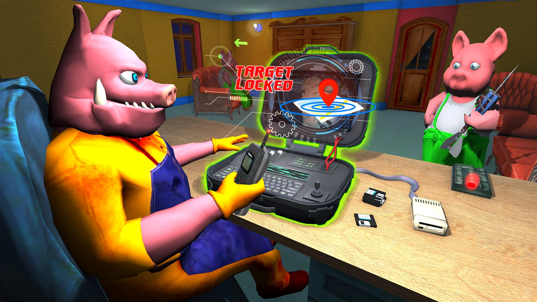 Scary Piggy Granny Horror Game - عکس بازی موبایلی اندروید