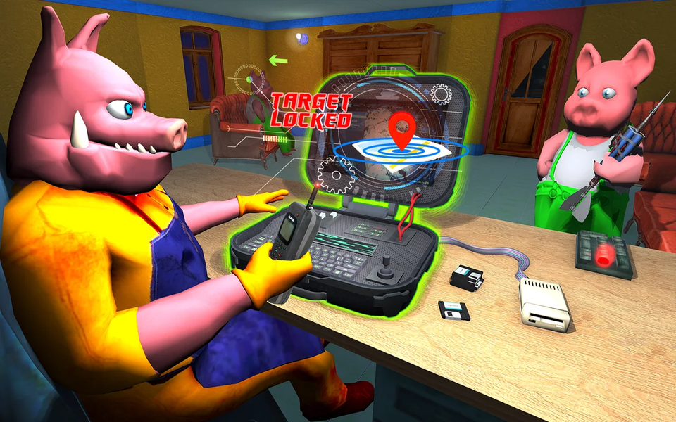 Scary Piggy Granny Horror Game - عکس بازی موبایلی اندروید