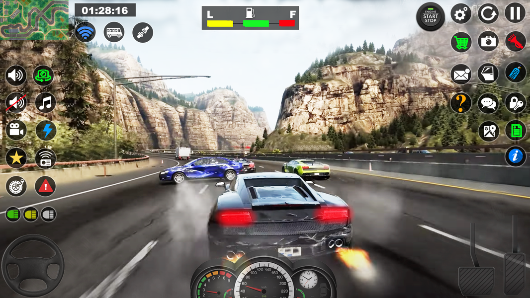 Traffic Racer Highway Car Race - Gameplay image of android game
