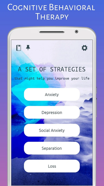 Cognitive Behavioral Therapy - - Image screenshot of android app