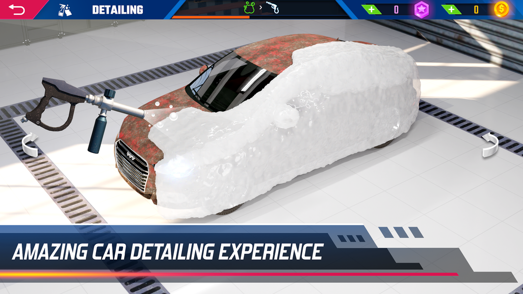 Car Detailing Simulator 2023 - Gameplay image of android game