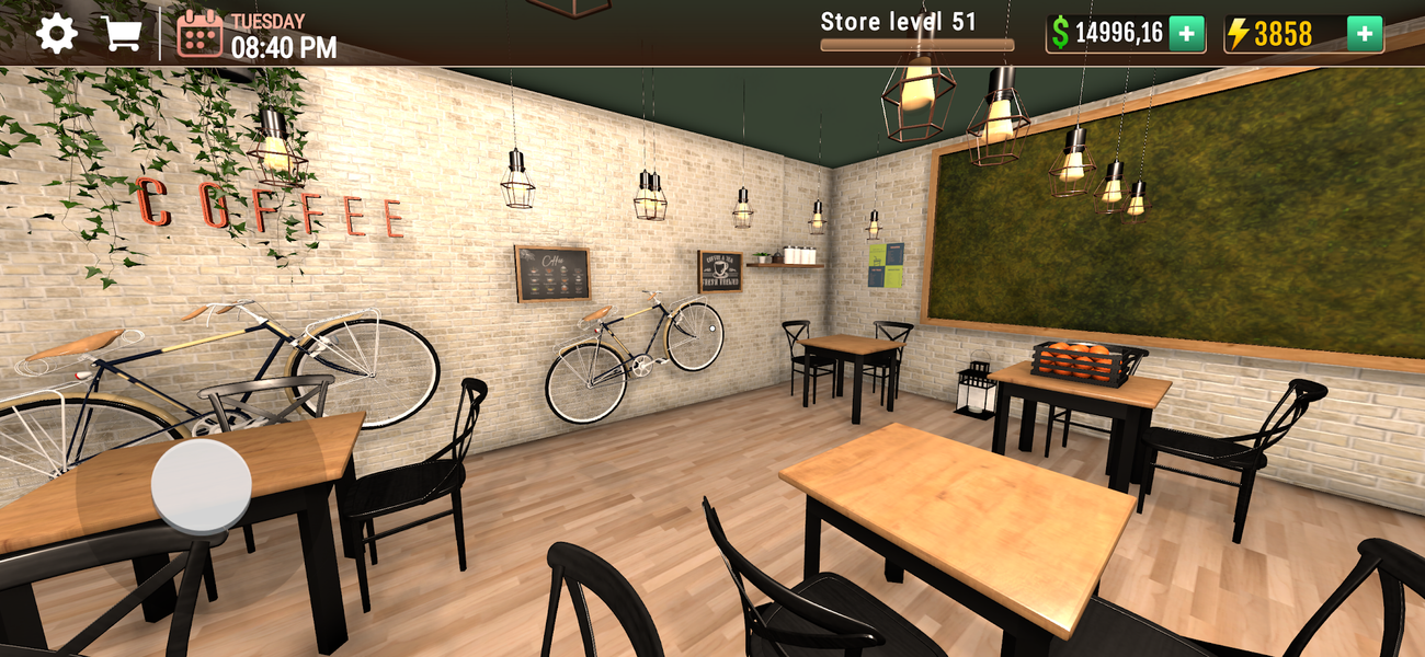 Coffee Shop Simulator 3D Cafe - Gameplay image of android game