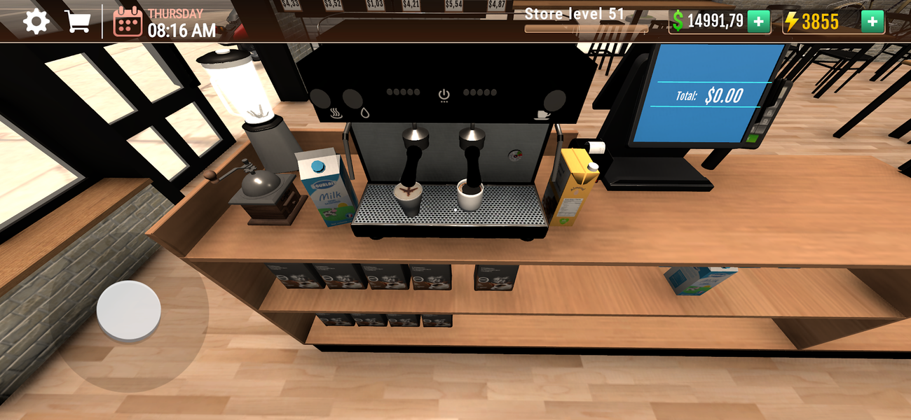 Coffee Shop Simulator 3D Cafe - Gameplay image of android game