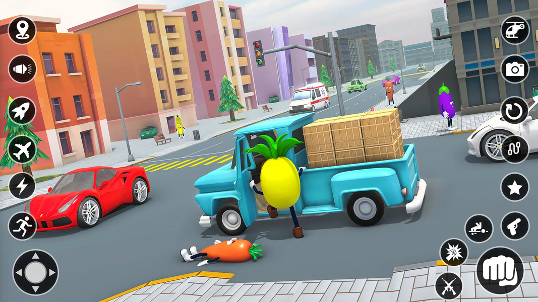 Food Gangster Crime Town - Gameplay image of android game