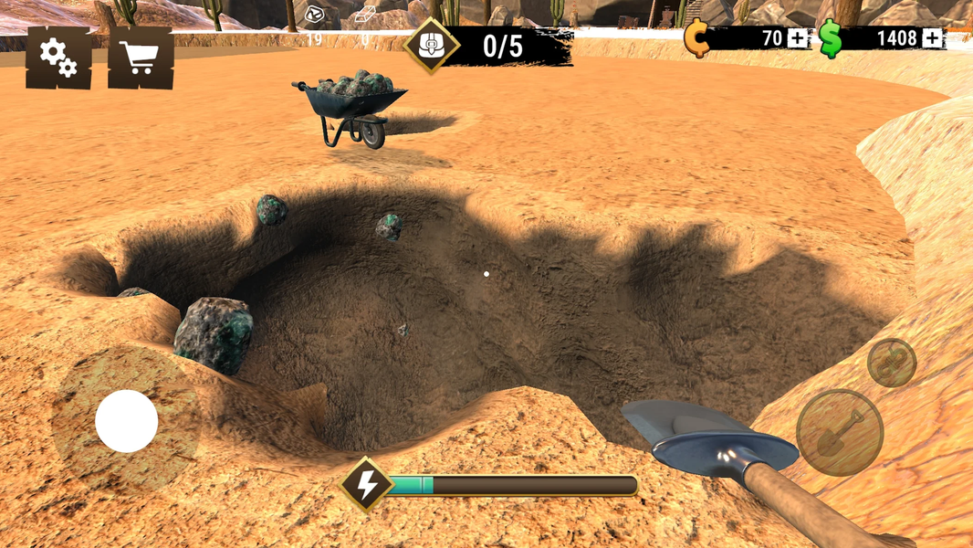 Wild West Miner - Gold Rush - عکس بازی موبایلی اندروید