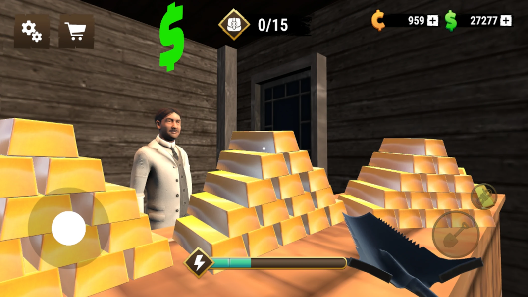Wild West Miner - Gold Rush - عکس بازی موبایلی اندروید