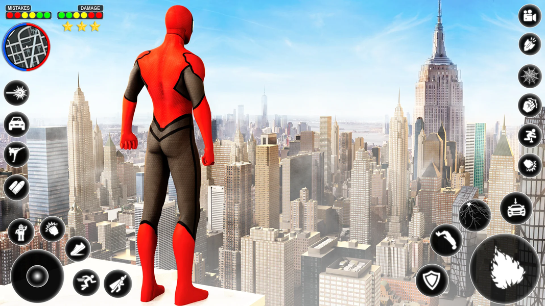 Rope Fighting Spider City War - Gameplay image of android game