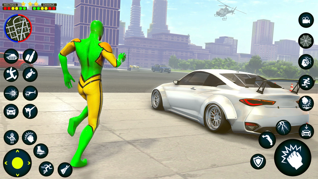 Rope Fighting Spider City War - Gameplay image of android game