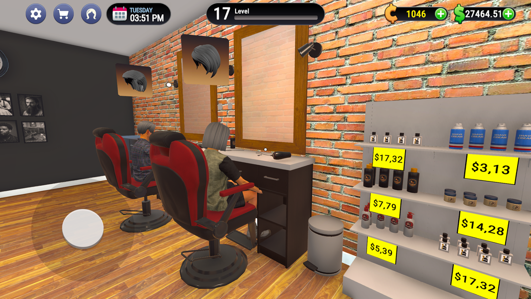 Hair Salon Simulator ۳D - عکس بازی موبایلی اندروید