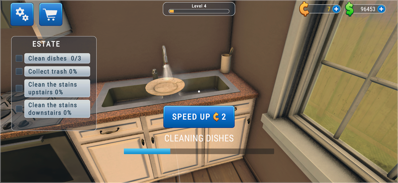 House Cleaner Simulator - عکس بازی موبایلی اندروید