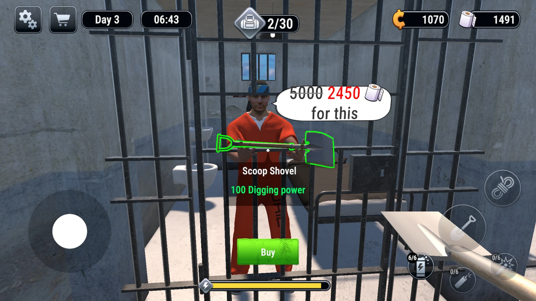 Prison Escape Simulator 3D - Gameplay image of android game