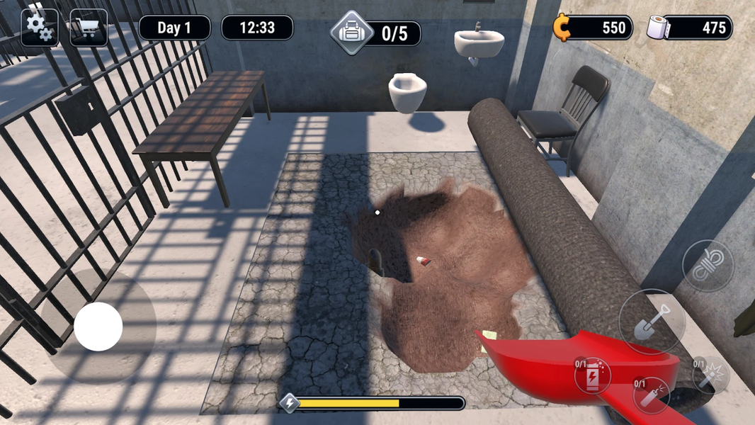 Prison Escape Simulator 3D - Gameplay image of android game