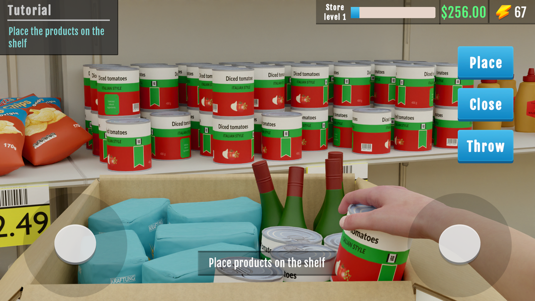 Supermarket Manager Simulator - Gameplay image of android game