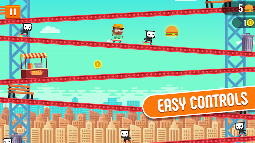 Tap Skaters - Downhill Skateboard Racing - Gameplay image of android game