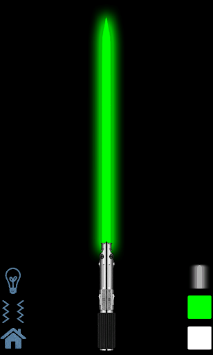 Laser saber simulator - Gameplay image of android game